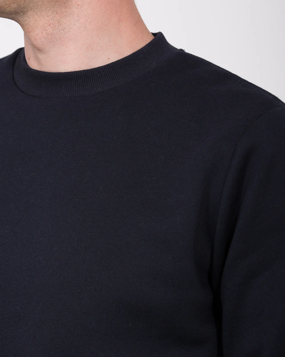 2t Hamish Tall Heavyweight Regular Fit Sweatshirt (navy) - Image 3