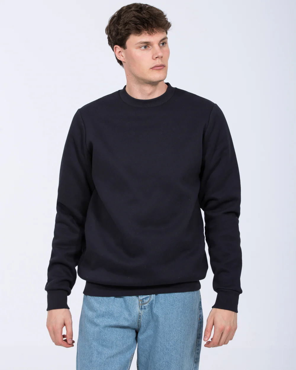 2t Hamish Tall Heavyweight Regular Fit Sweatshirt (navy) - Image 5
