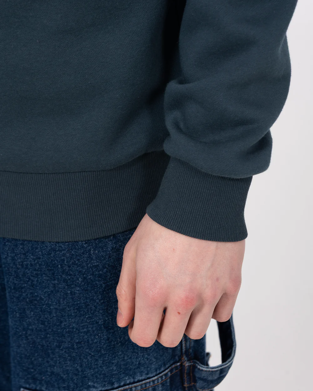 2t Hamish Tall Heavyweight Regular Fit Sweatshirt (printed petrol) - Image 4