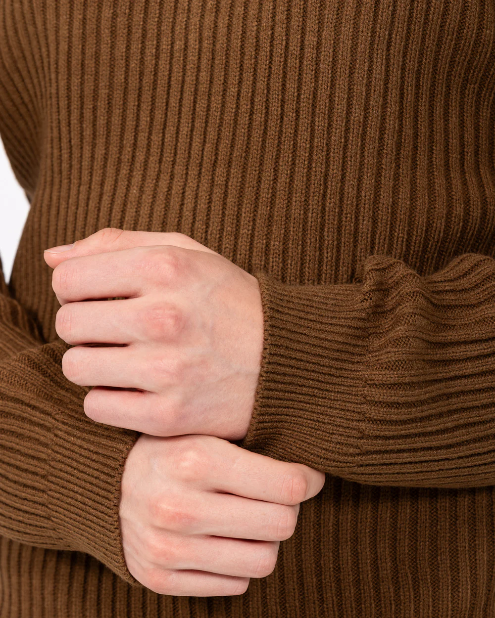 2t Harris Tall Chunky Knit Jumper (khaki) - Image 4