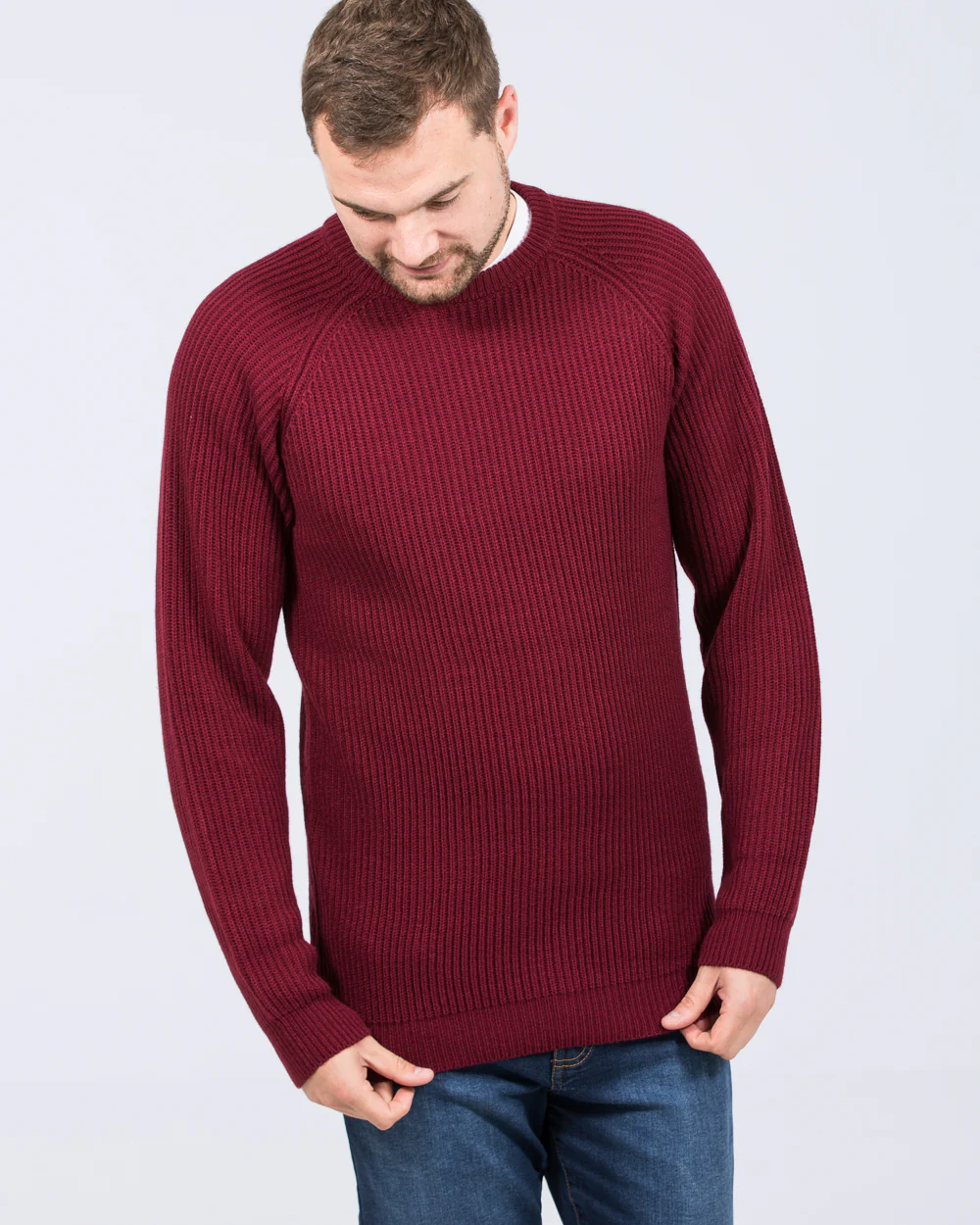 2t Harris Tall Chunky Knit Jumper (port) - Image 3