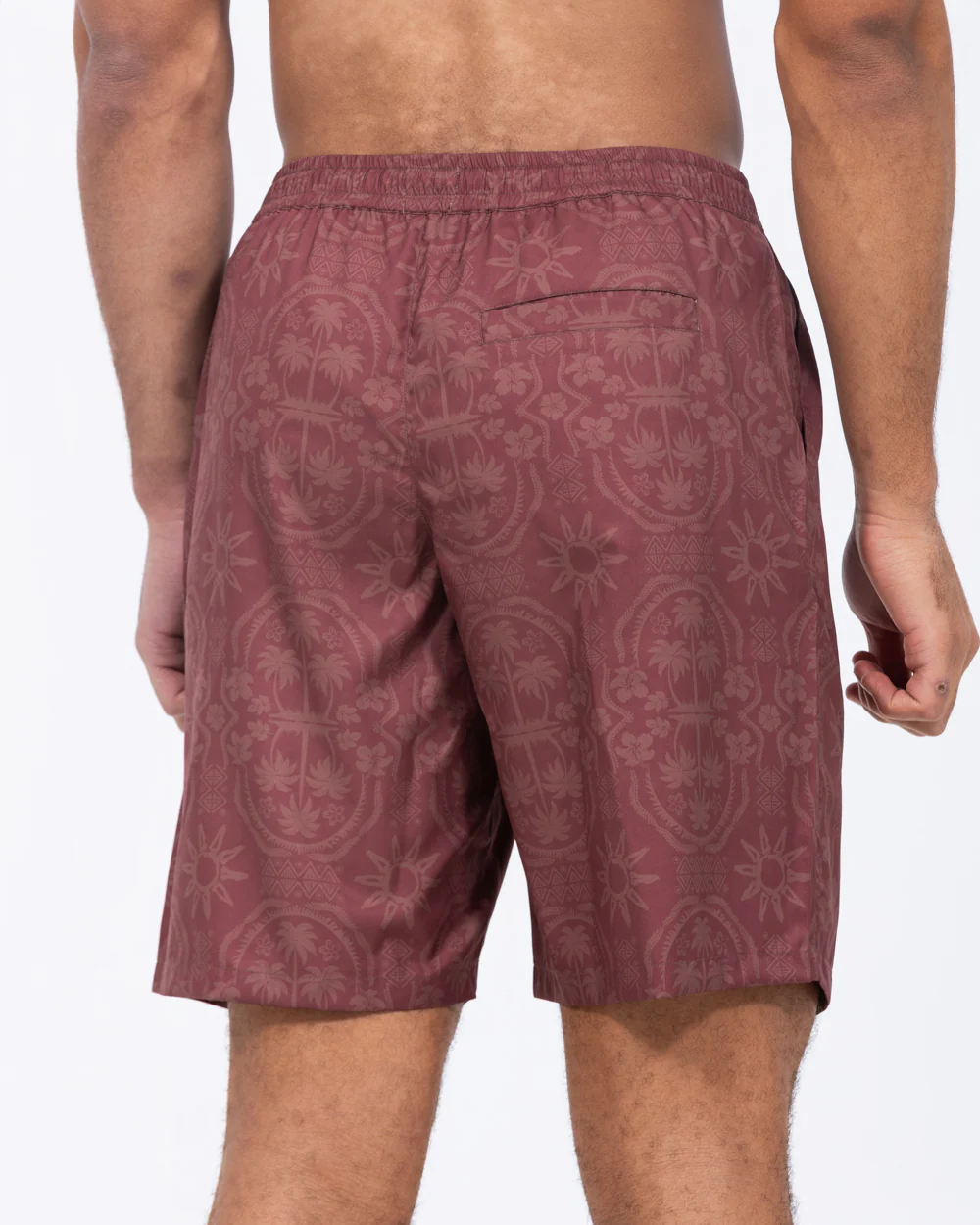 2t Harry Tall Swim Shorts (rust print) - Image 2