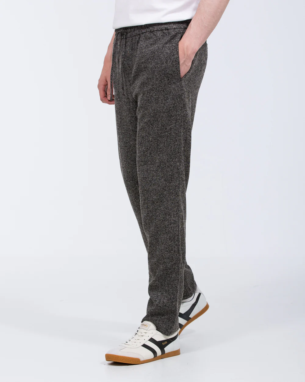 2t Jake Comfort Fit Drawstring Trousers (black pattern) - Image 5