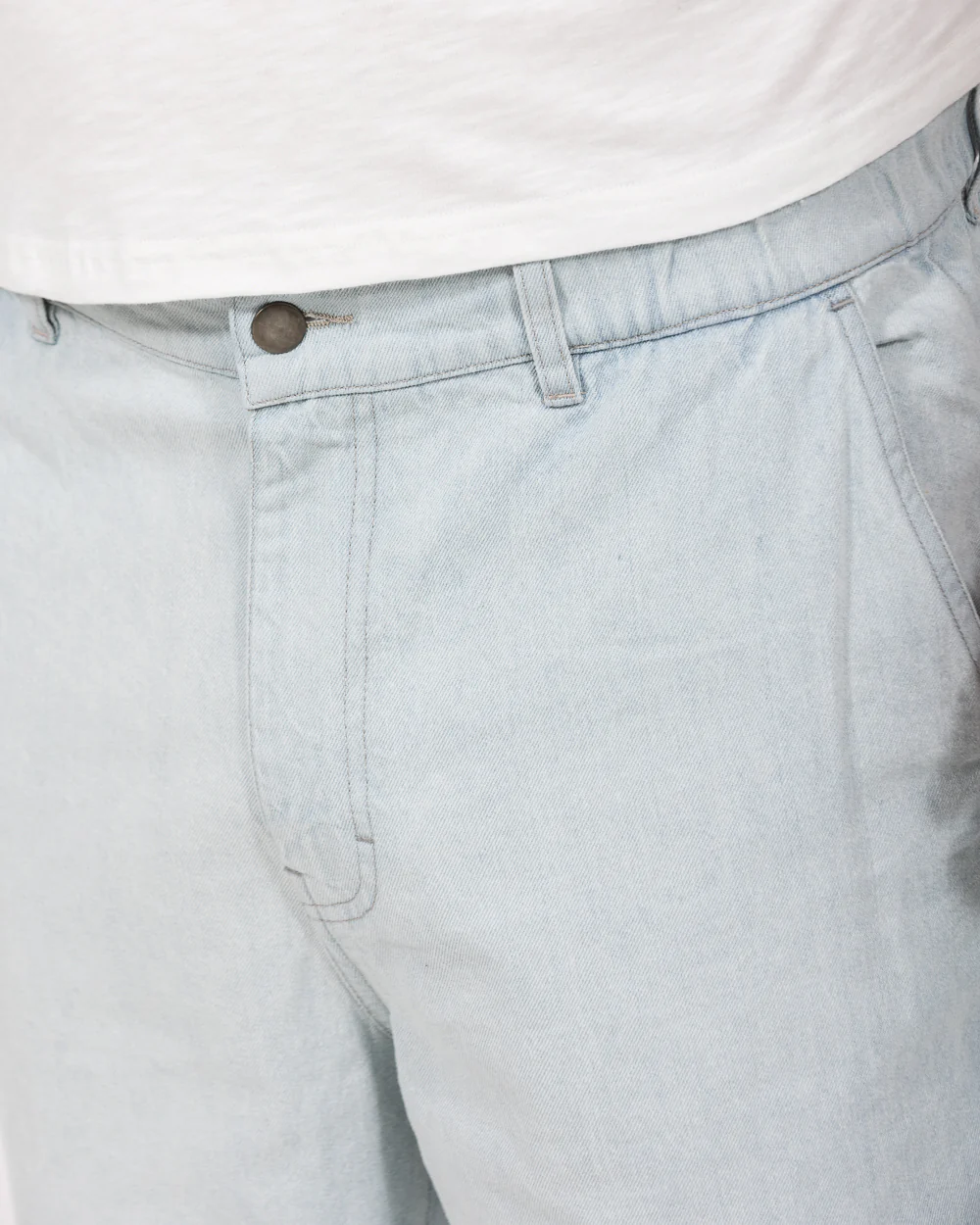 2t James Loose Fit Tall Elasticated Waist Jeans (light blue) - Image 4