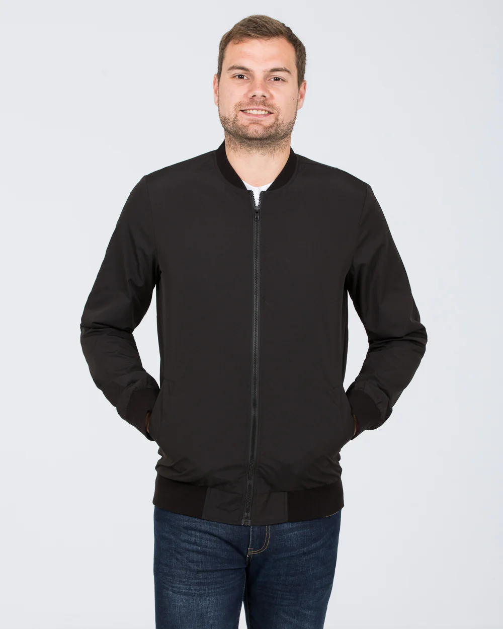 2t Jason Tall Bomber Jacket (black) - Image 5