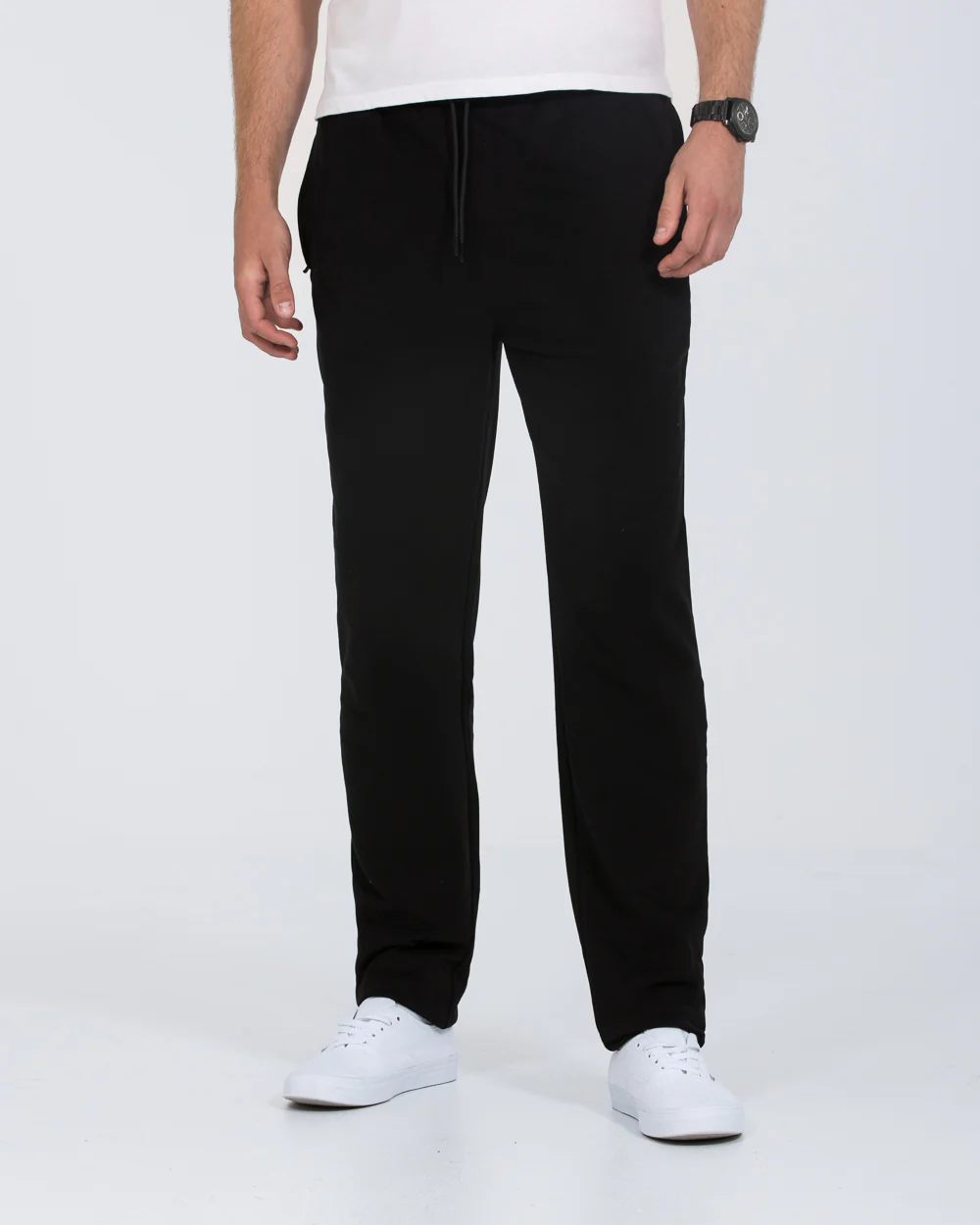 2t Joe Regular Fit Open Hem Tall Joggers (black) - Image 4