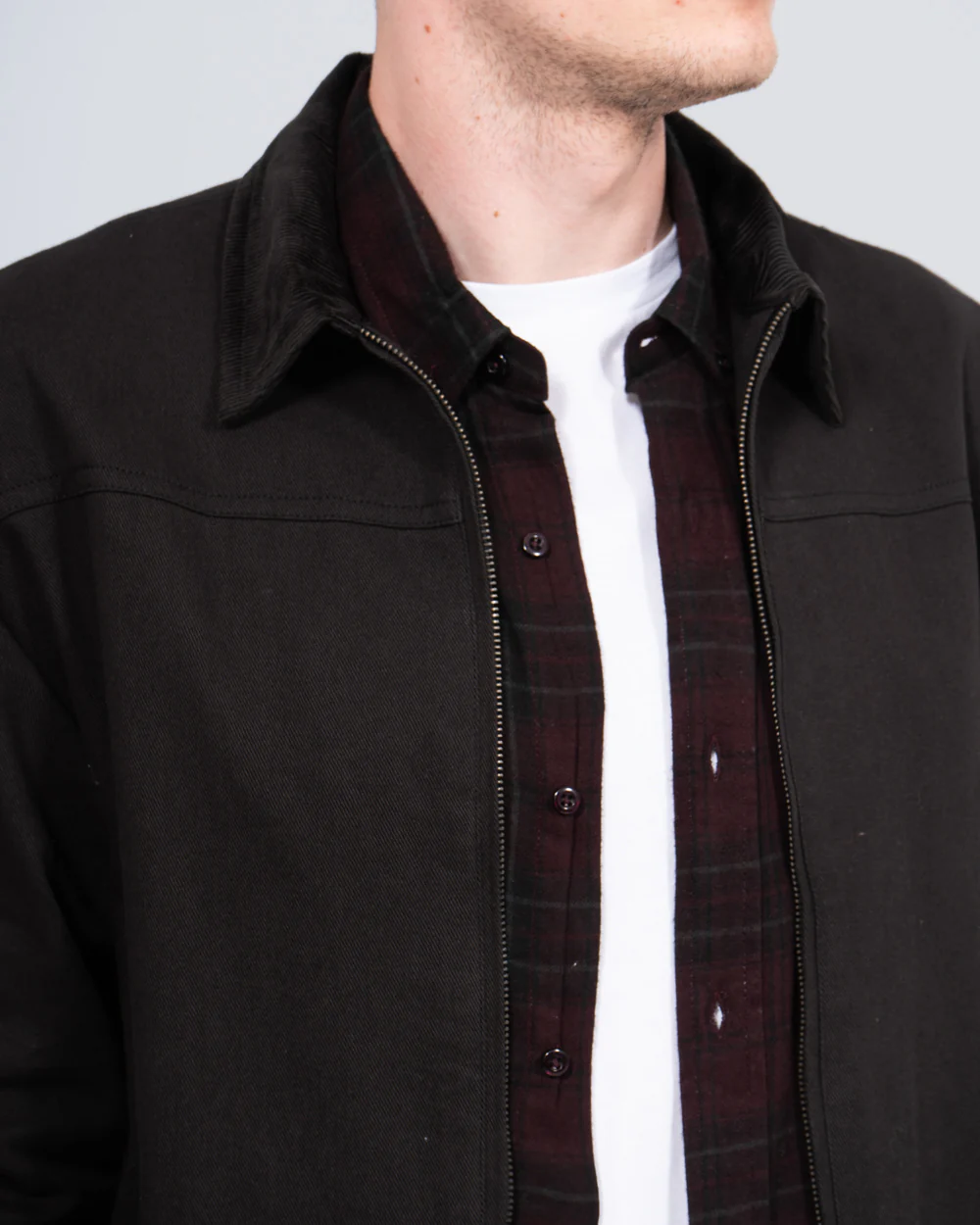 2t Kayden Tall Cord Collar Cotton Jacket (black) - Image 4