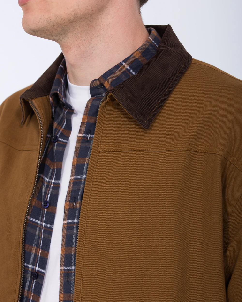 2t Kayden Tall Cord Collar Cotton Jacket (camel) - Image 4