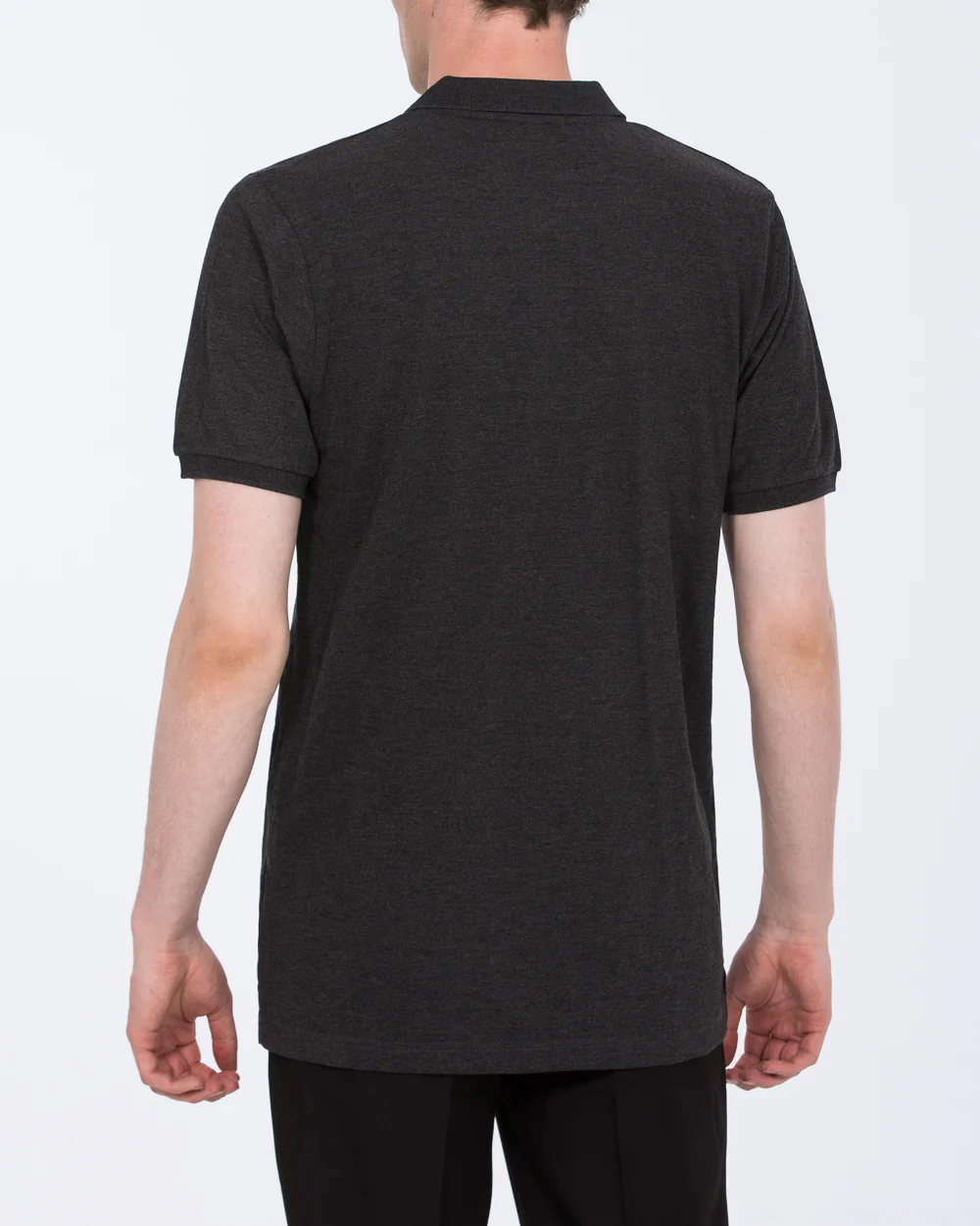 2t Lennox Tall Regular Fit Polo Shirt (dark grey) - Image 2