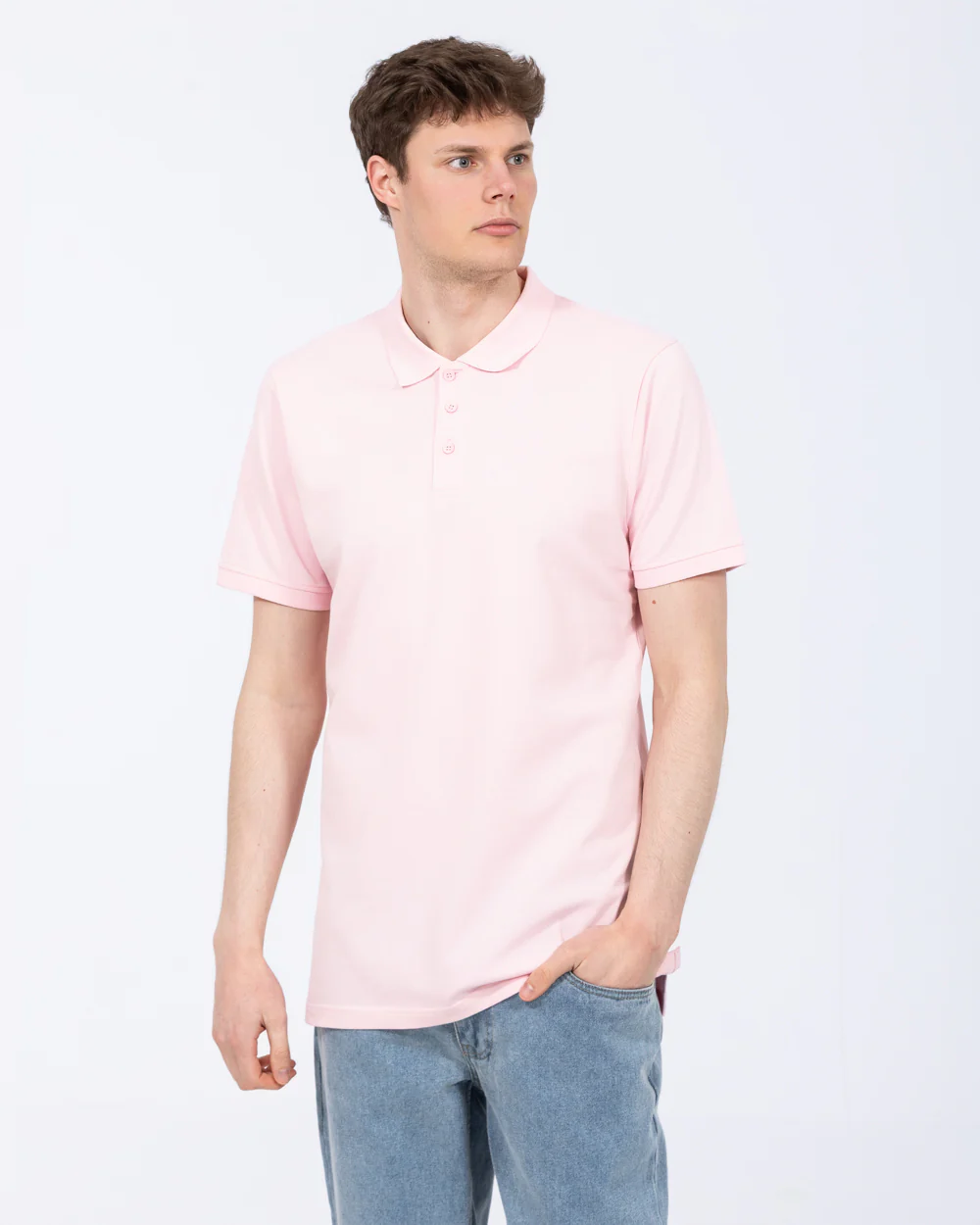 2t Lennox Tall Regular Fit Polo Shirt (pink) - Image 5