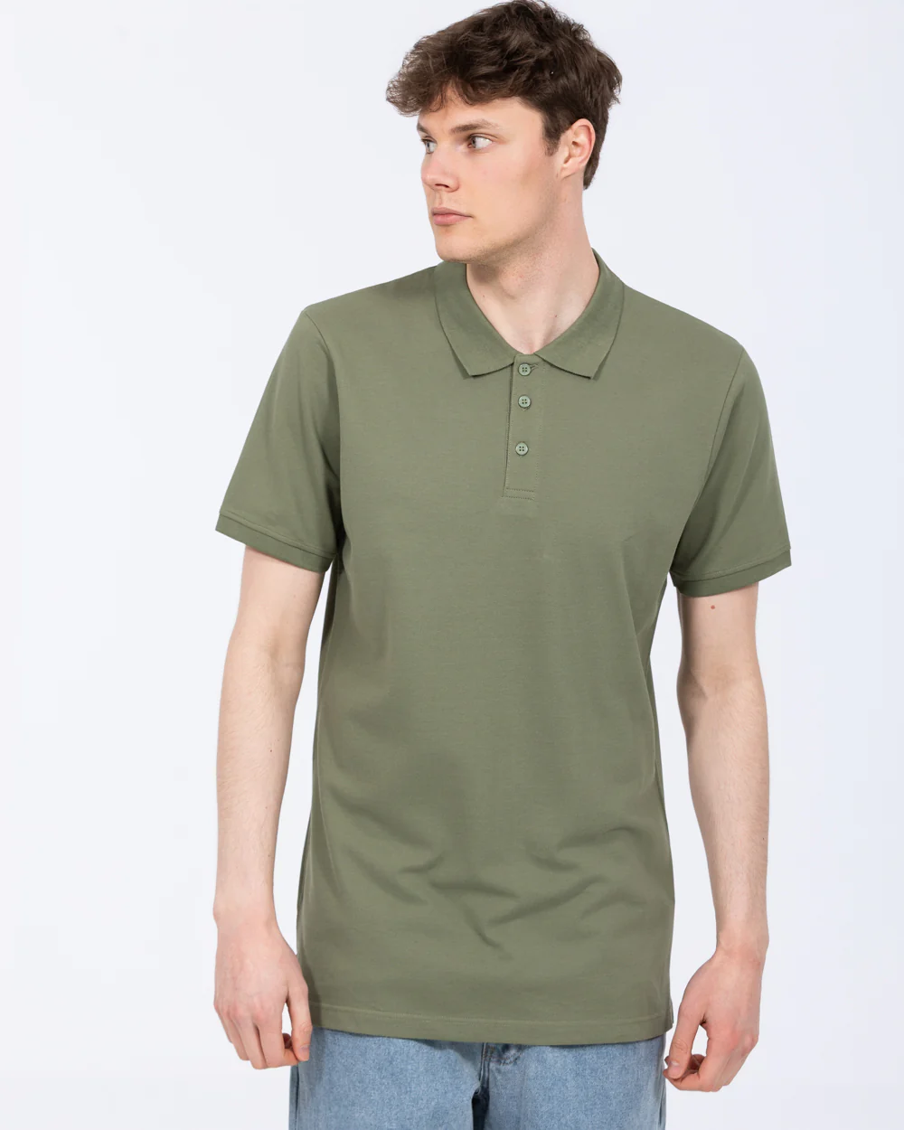 2t Lennox Tall Regular Fit Polo Shirt (sage) - Image 5