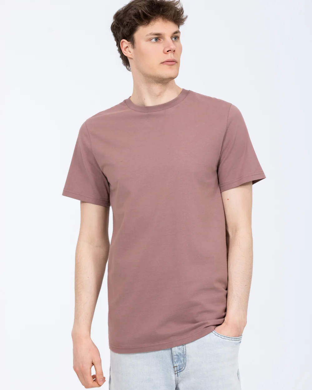 2t Lenny Tall Regular Fit Tall T-Shirt (mauve) - Image 4