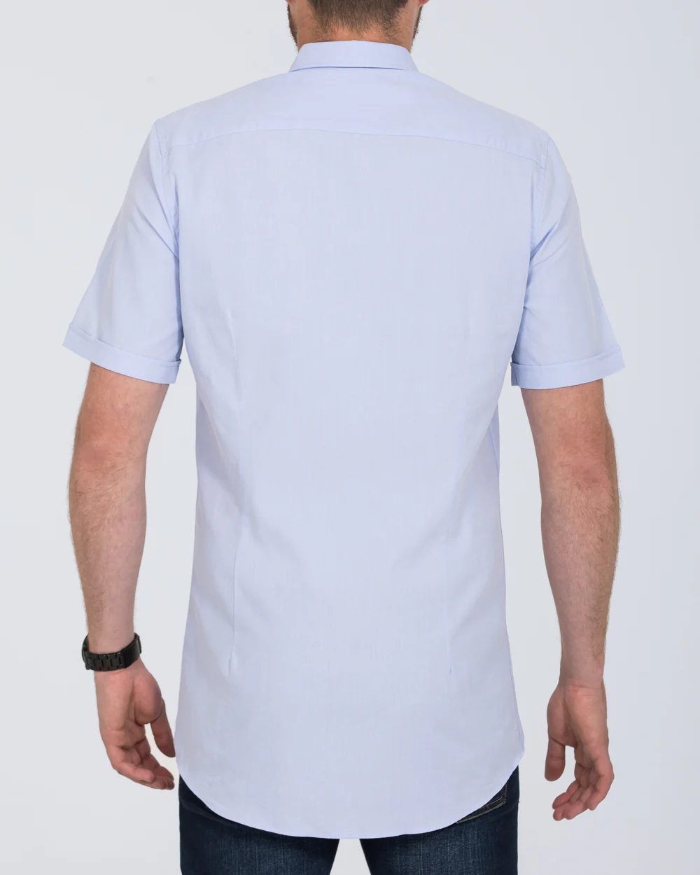 2t Leo Slim Fit Short Sleeve Tall Shirt (sky) - Image 2