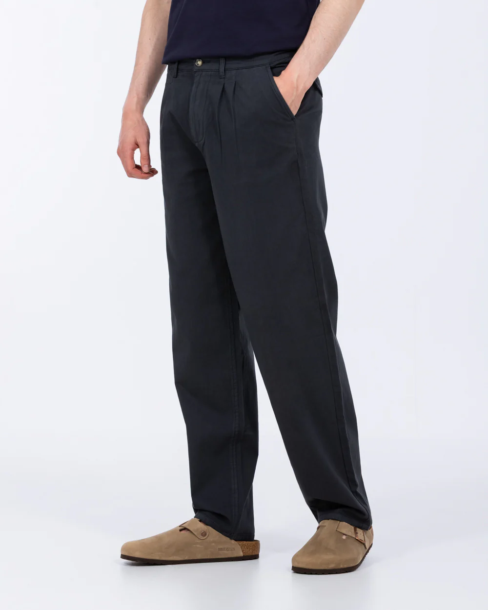 2t Lev Loose Fit Tall Chinos (navy) - Image 6