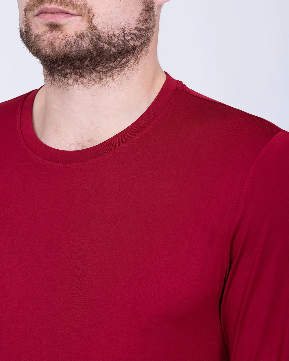 2t Long Sleeve Impact Training Top (burgundy) - Image 3