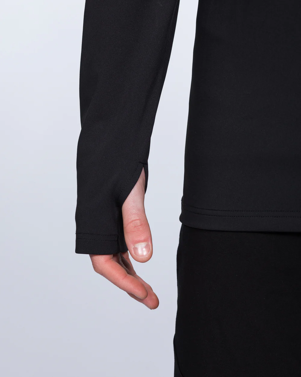 2t Long Sleeve Quarter-Zip Training Top (black) - Image 4