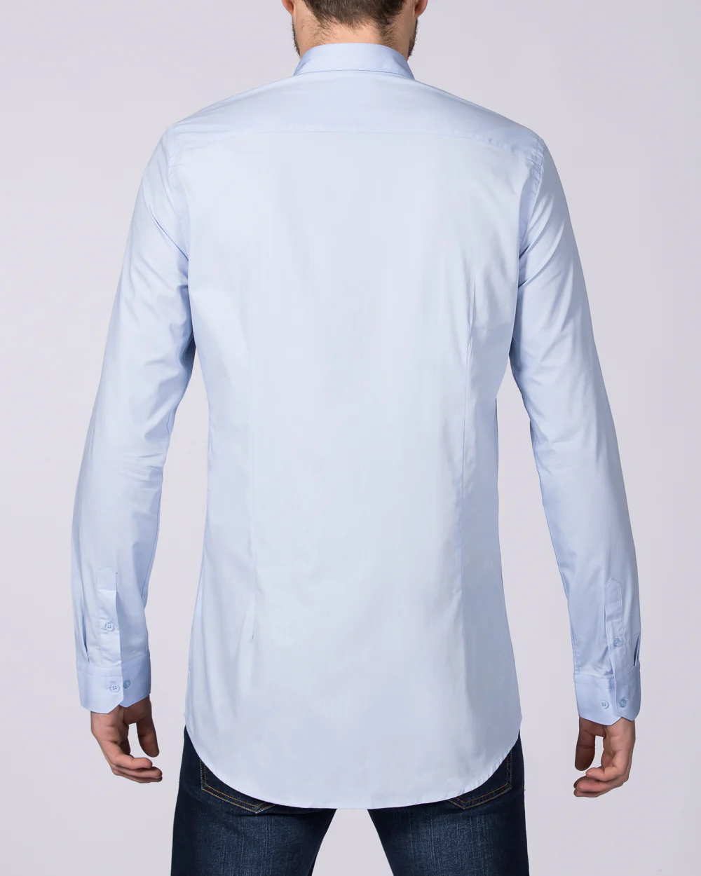 2t Luca Slim Fit Tall Shirt (sky blue) - Image 2