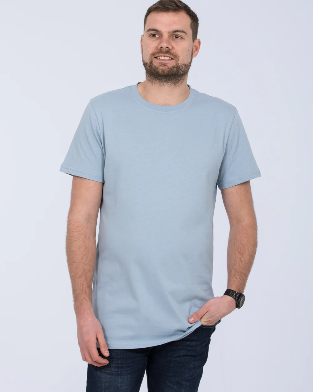2t Lucas Tall Regular Fit T-Shirt (light blue) - Image 3