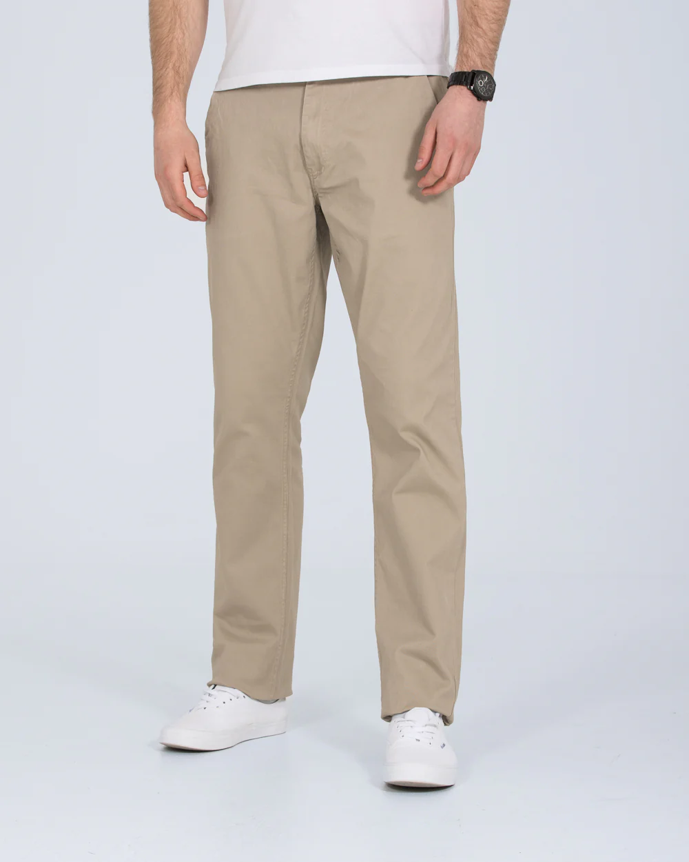 2t Marco Regular Fit Tall Chinos (beige) - Image 3