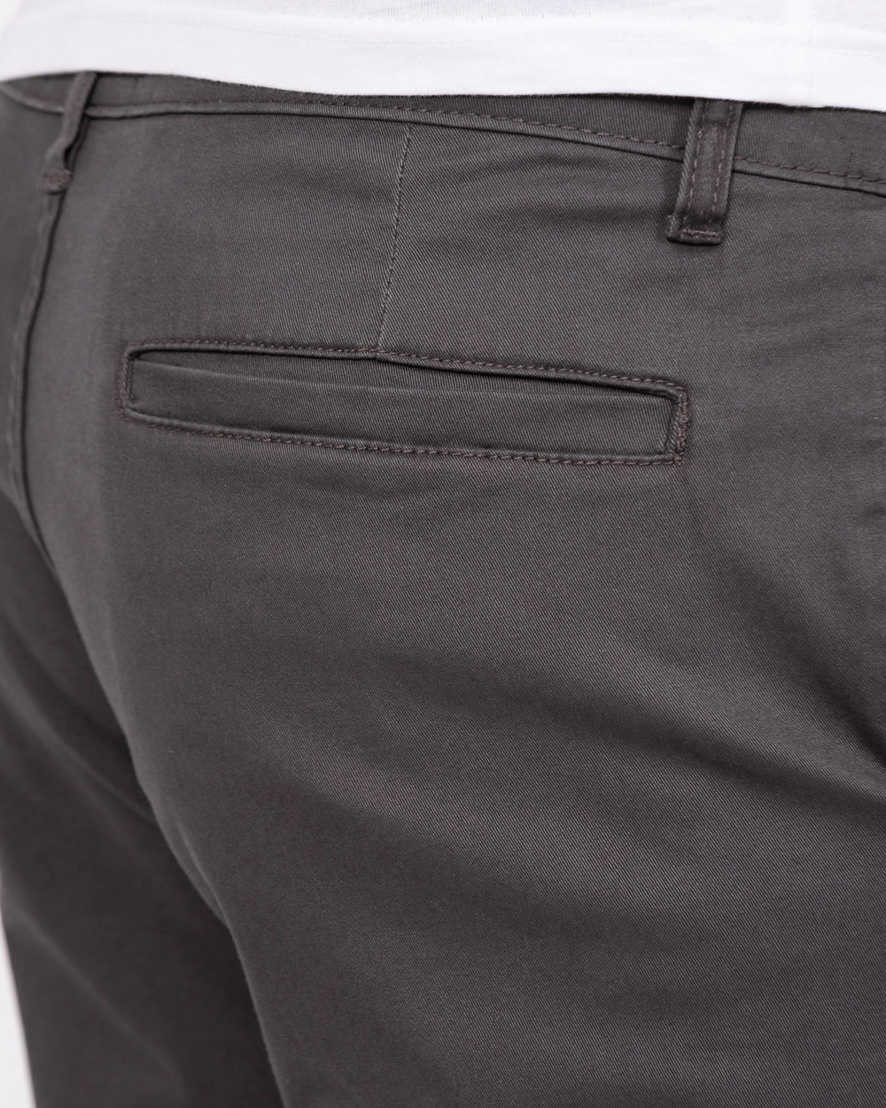2t Marco Regular Fit Tall Chinos (mid grey) - Image 4