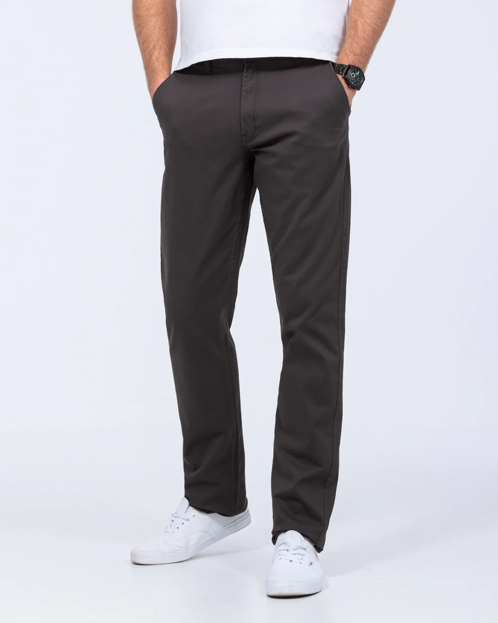 2t Marco Regular Fit Tall Chinos (slate) - Image 4