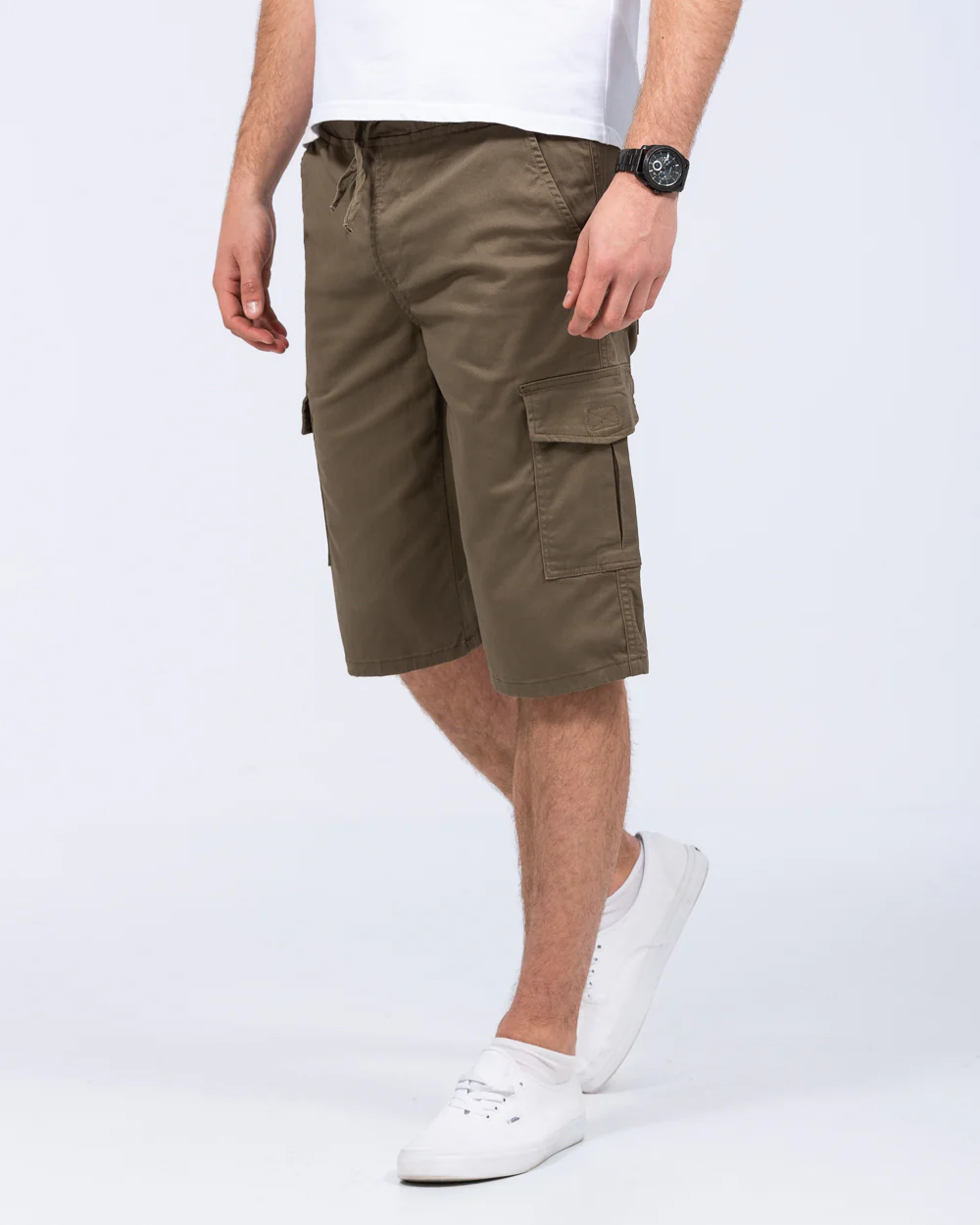 2t Mateo Tall Cargo Shorts (khaki) - Image 4