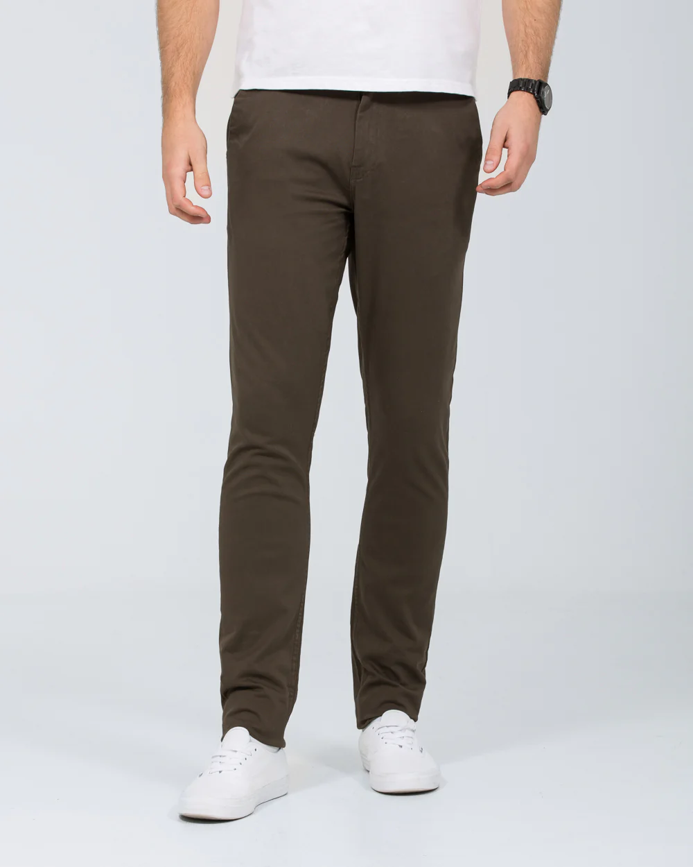 2t Oliver Slim Fit Tall Chinos (forest) - Image 3