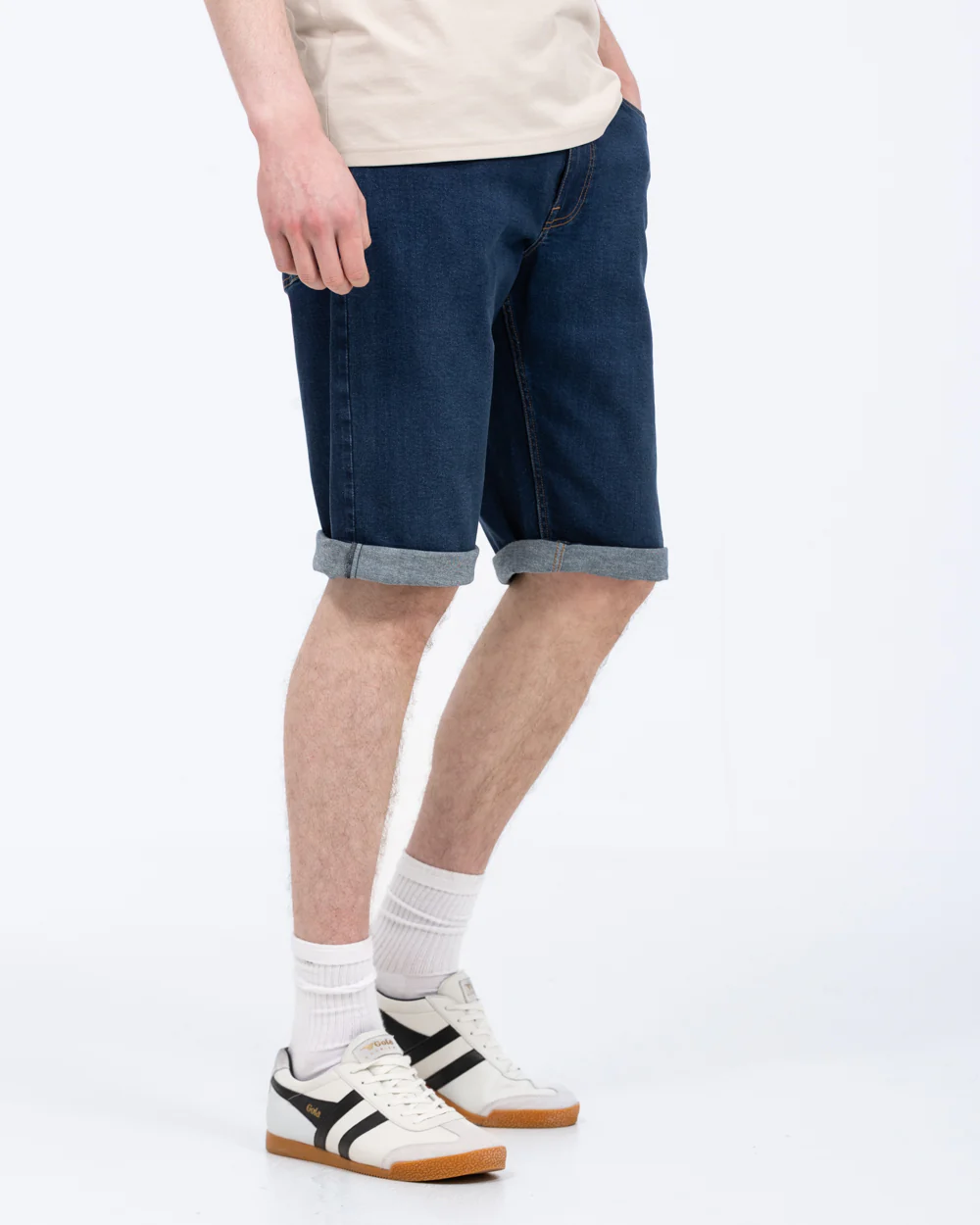 2t Ollie Tall Denim Shorts (rinsed wash) - Image 5