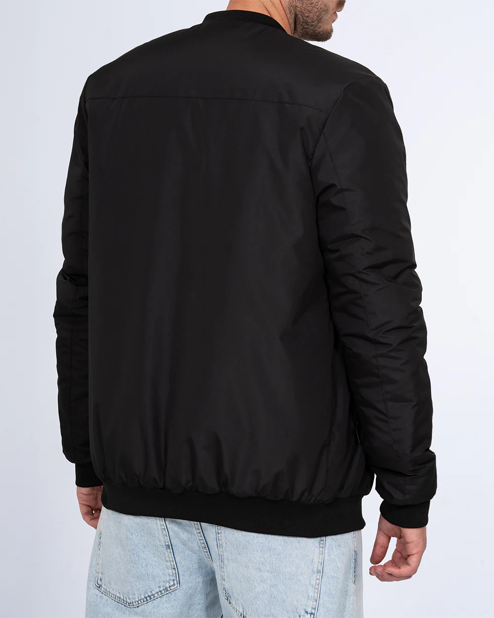 2t Owen Tall Bomber Jacket (black) - Image 2