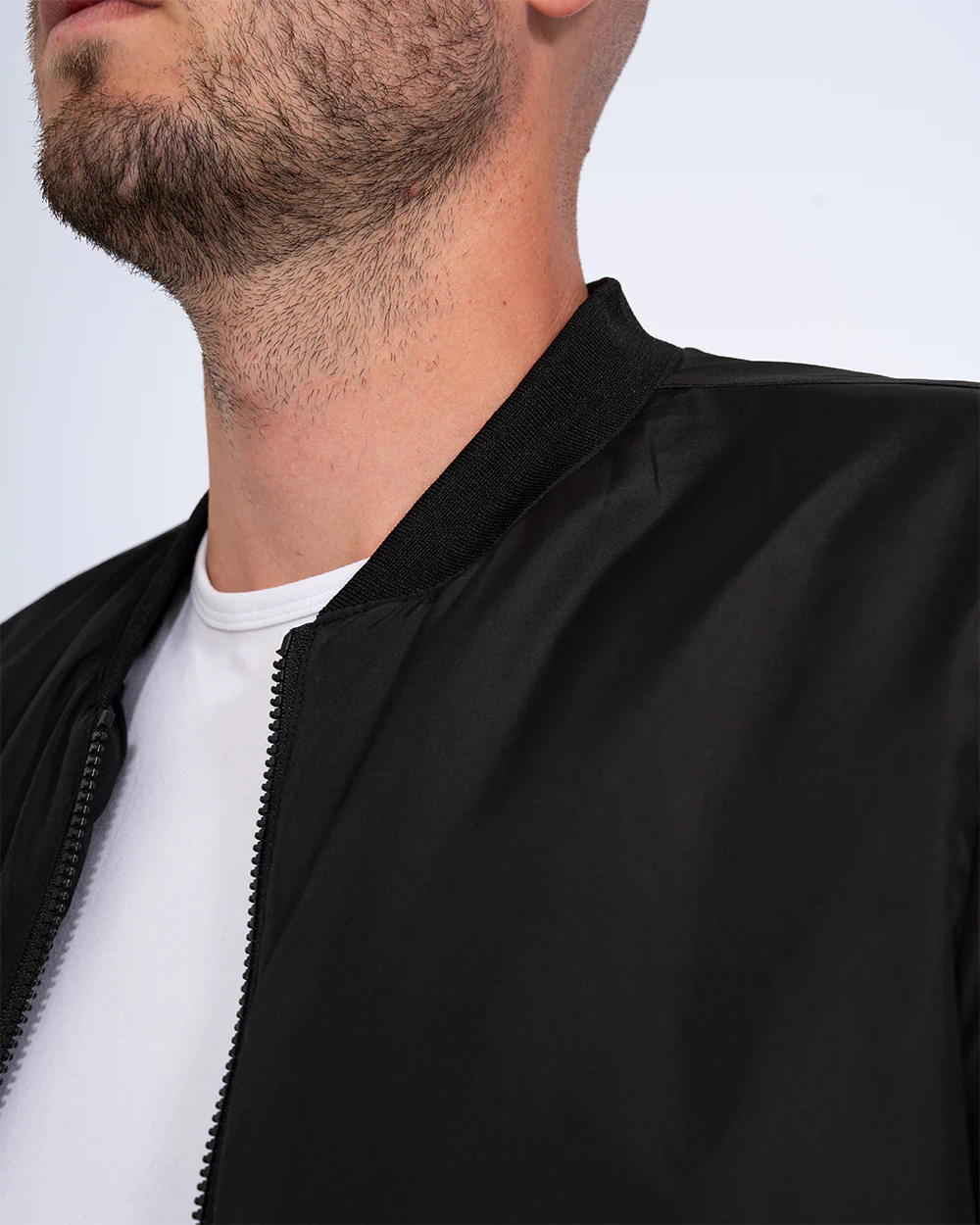 2t Owen Tall Bomber Jacket (black) - Image 3
