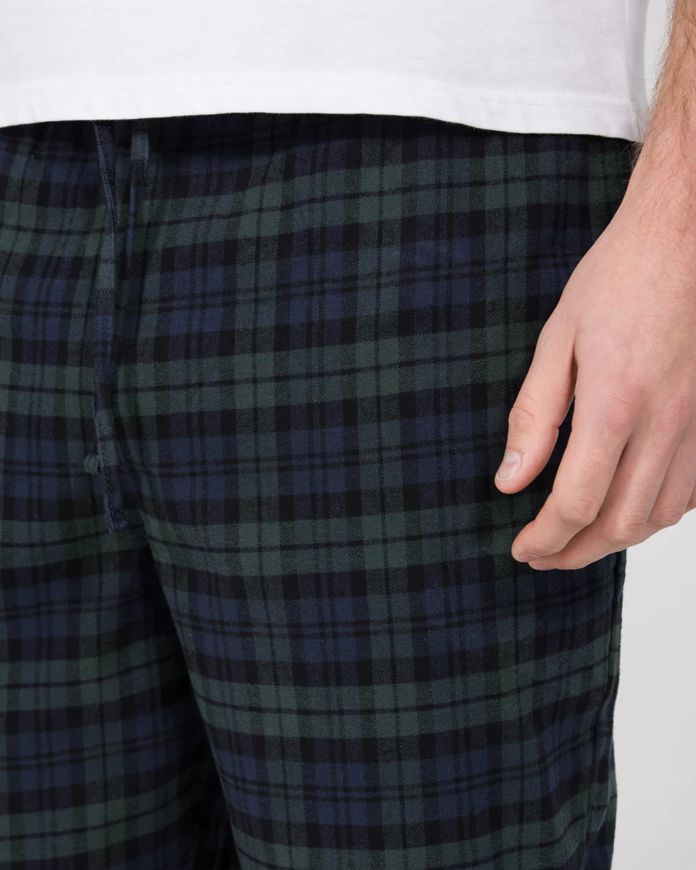 2t Pascal Tall Regular Fit Pyjama Bottoms (navy/green) - Image 4