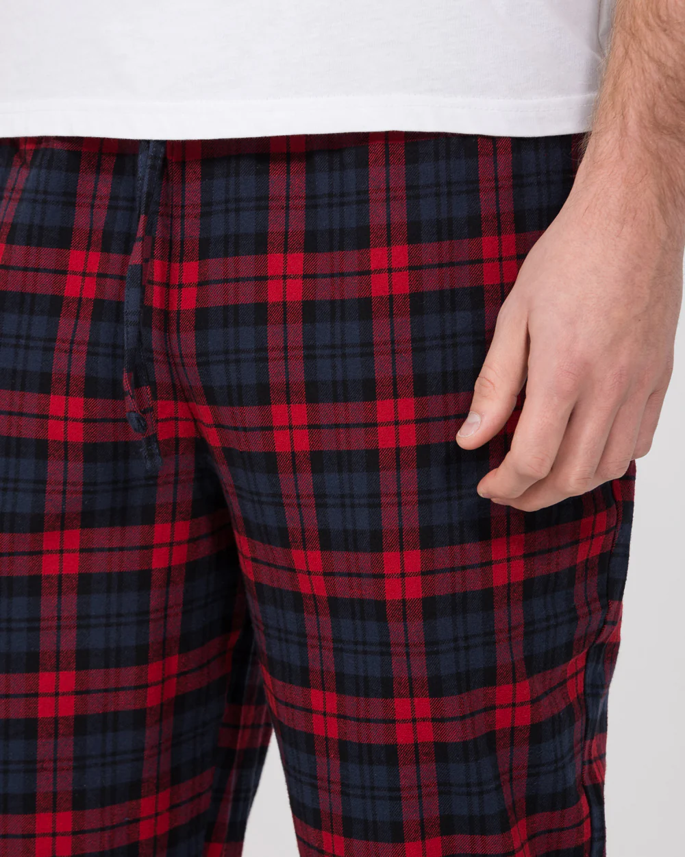 2t Pascal Tall Regular Fit Pyjama Bottoms (red/navy) - Image 4