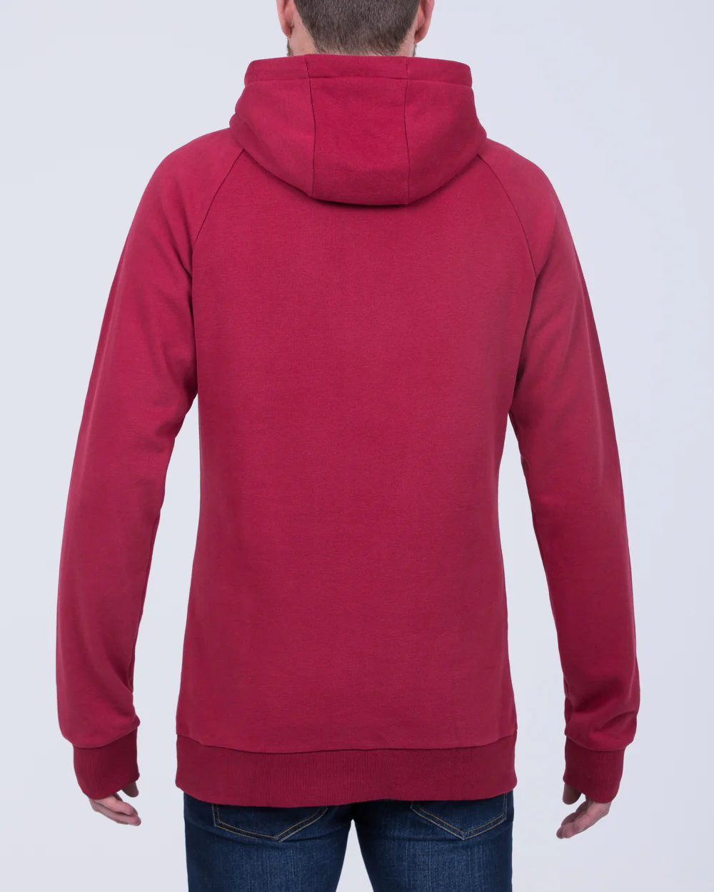 2t Pullover Tall Riley Hoodie (deep red) - Image 2