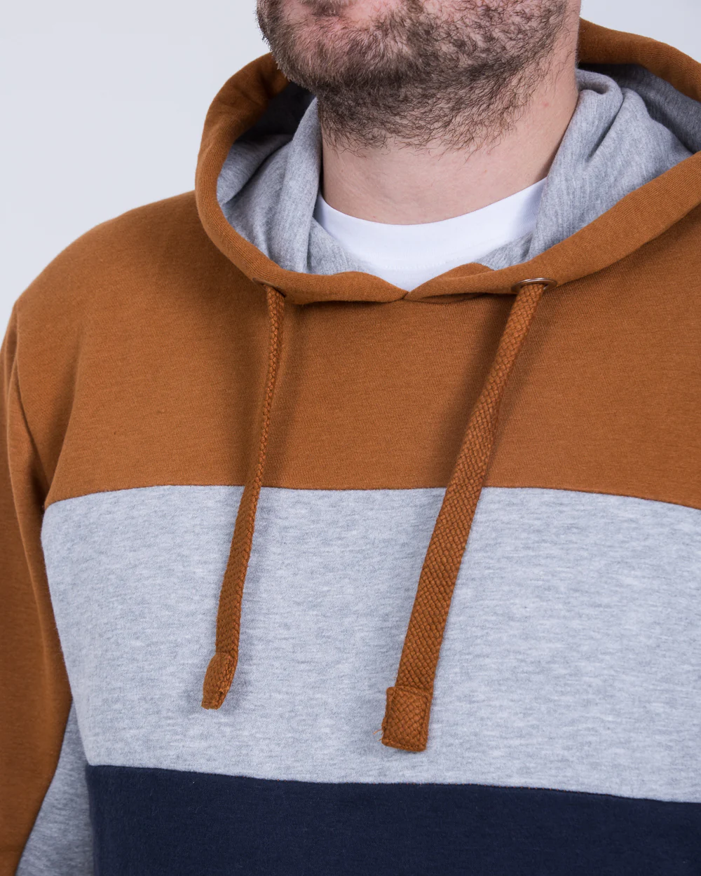 2t Pullover Tall Striped Hoodie (ochre) - Image 3