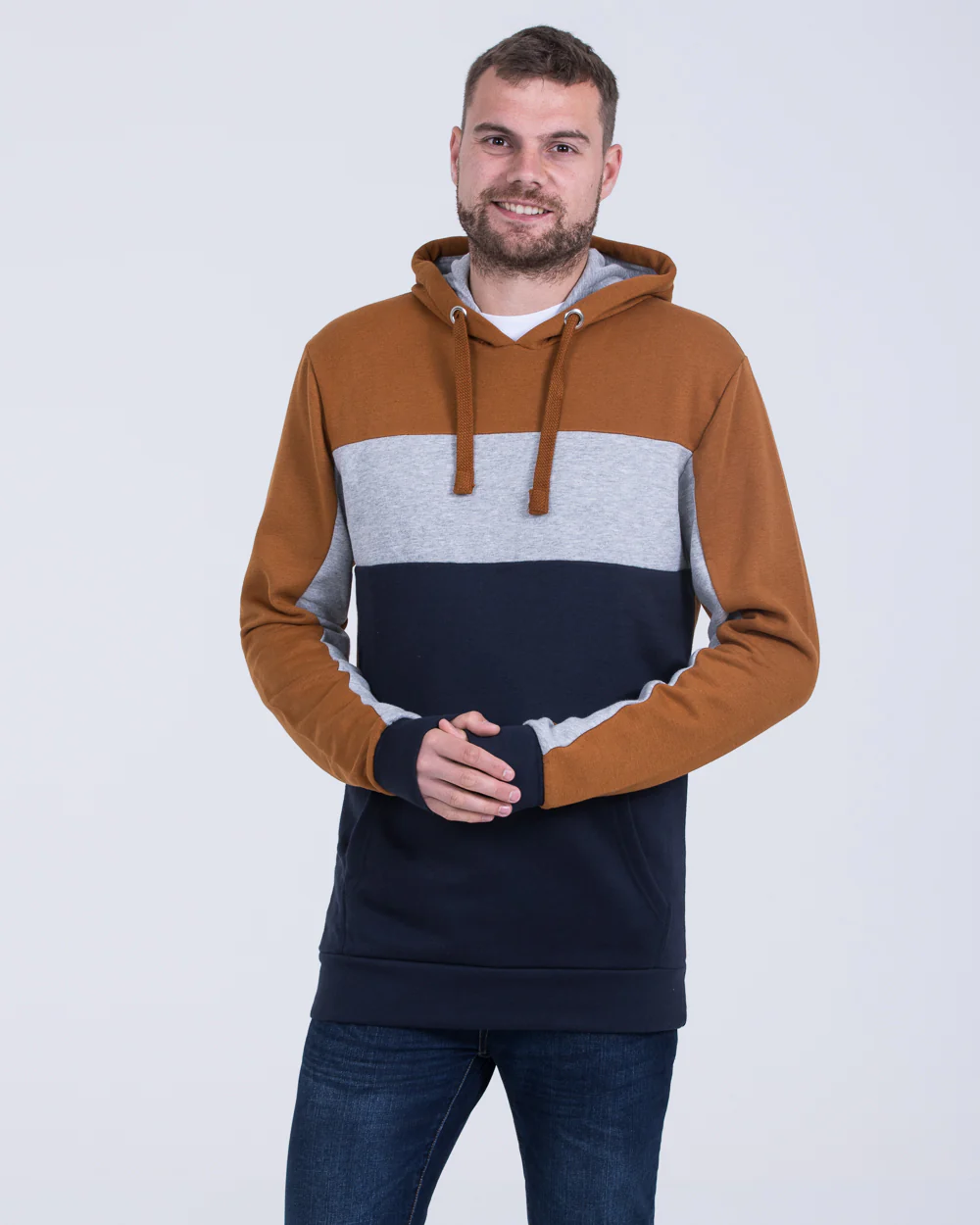 2t Pullover Tall Striped Hoodie (ochre) - Image 4