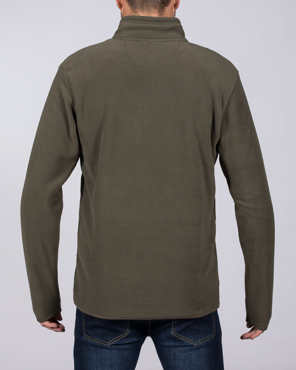 2t Quarter Zip Tall Fleece (olive) - Image 2