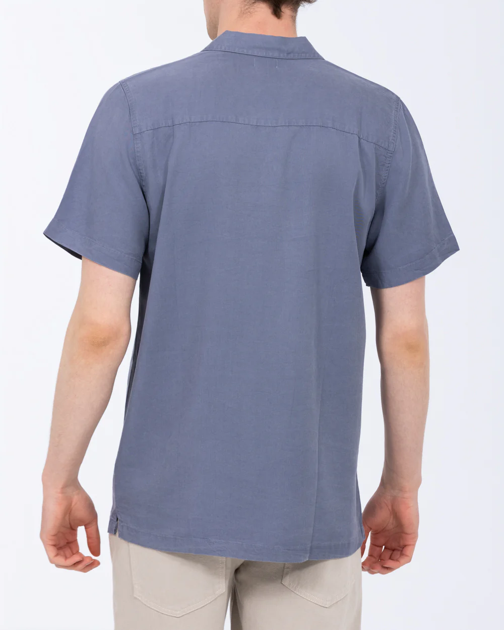 2t Reagan Tall Short Sleeve Revere Shirt (blue) - Image 2