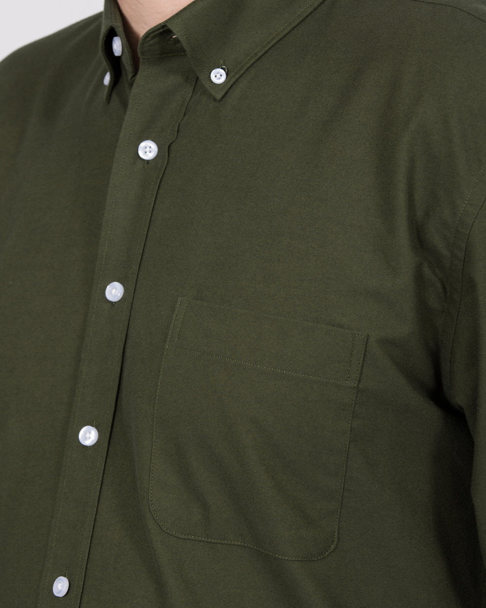 2t Regular Fit Long Sleeve Tall Shirt (forest green) - Image 3