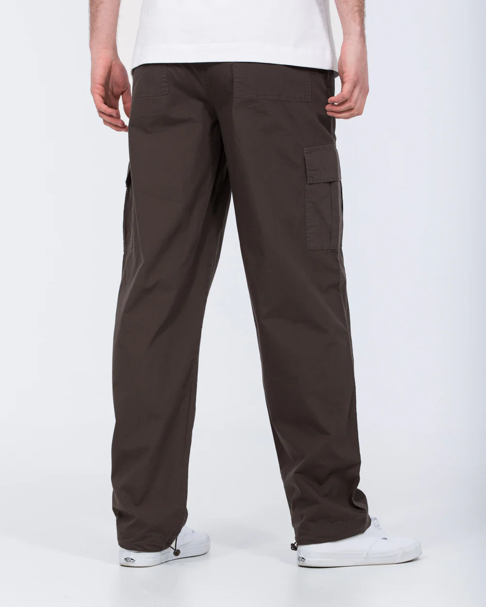 2t Reuben Tall Lightweight Loose Fit Cargo Trousers (charcoal) - Image 2