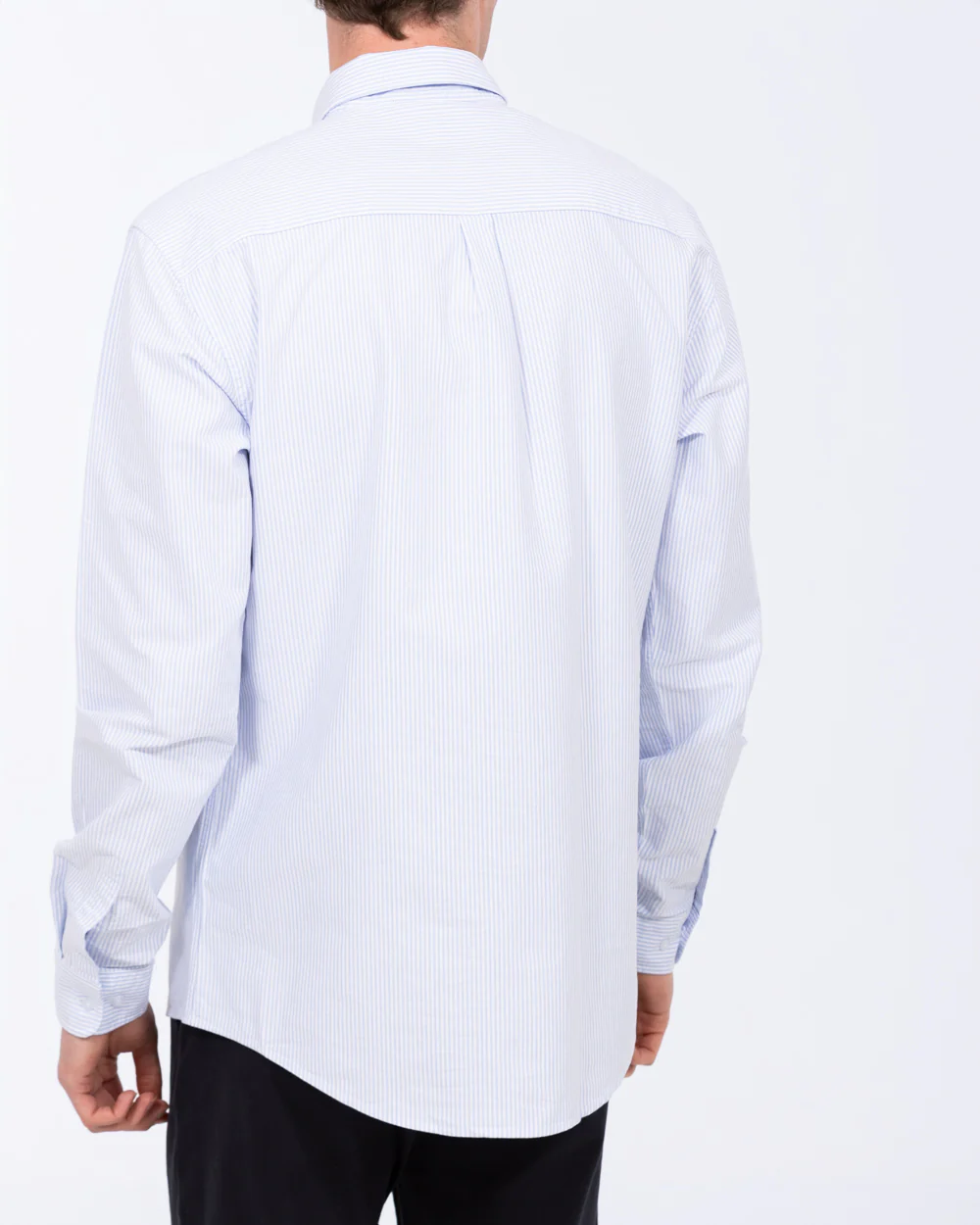 2t Rory Regular Fit Tall Oxford Shirt (blue stripe) - Image 2