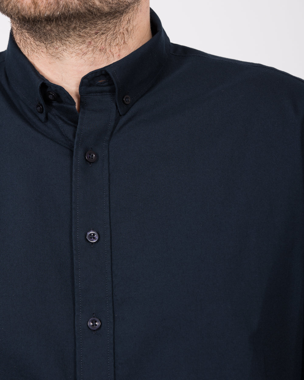2t Russell Regular Fit Tall Oxford Shirt (navy) - Image 3