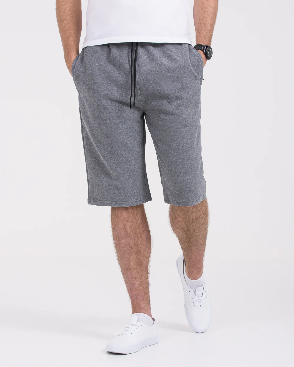 2t Ryan Tall Sweat Shorts (charcoal) - Image 4