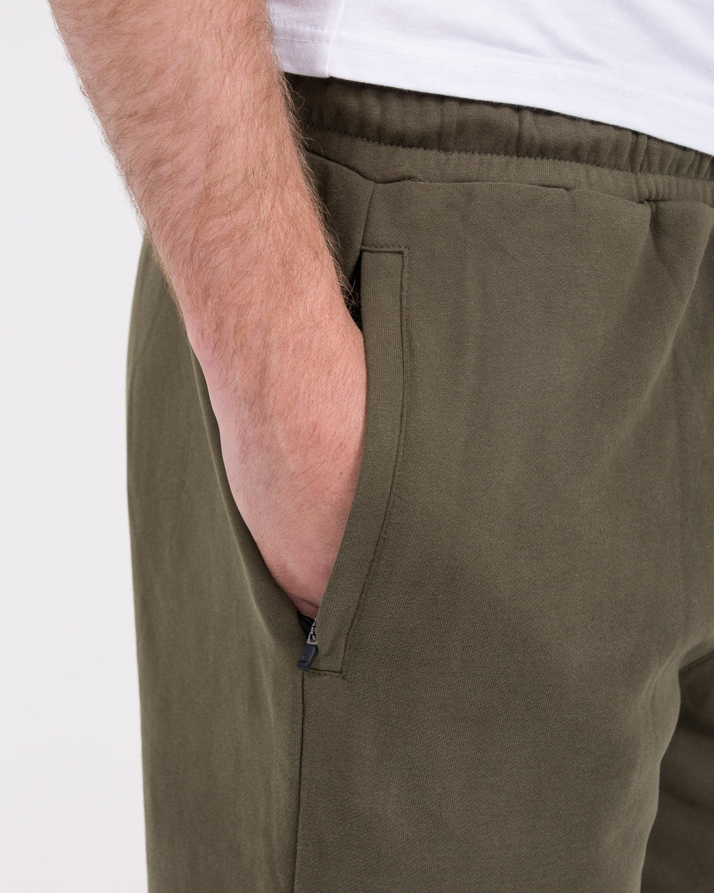 2t Ryan Tall Sweat Shorts (khaki) - Image 3