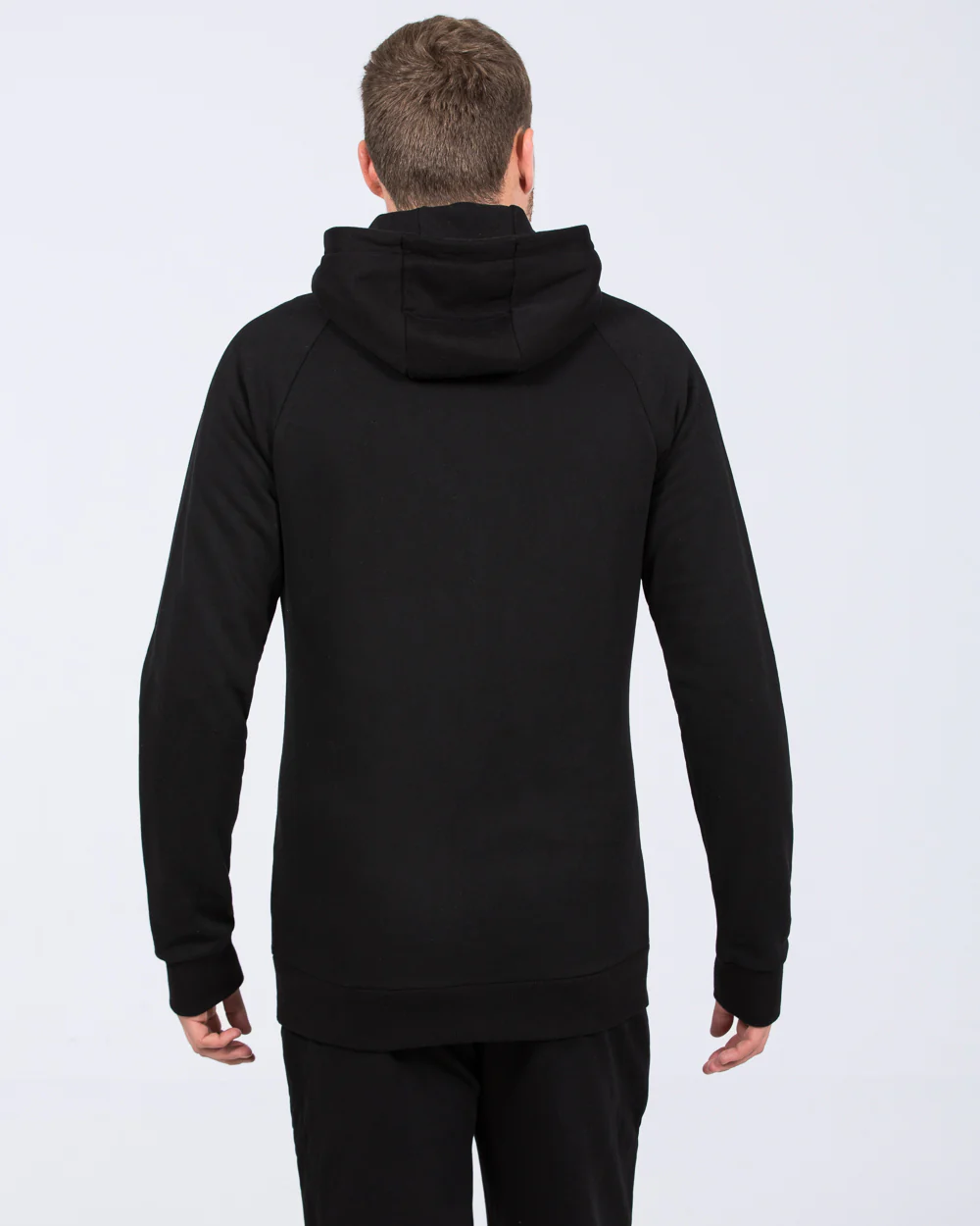 2t Ryan Zip Up Tall Hoodie (black) - Image 3
