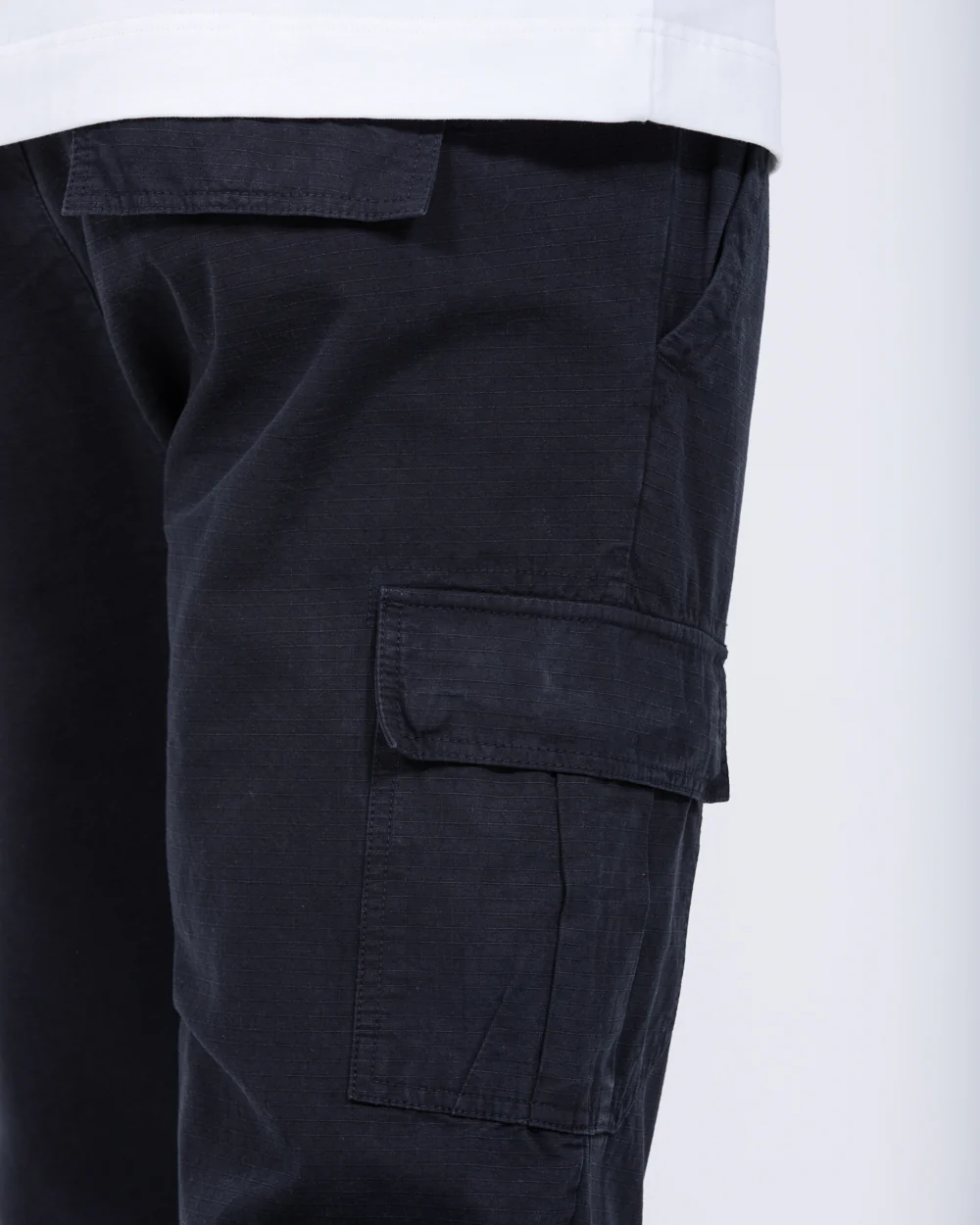 2t Shane Tall Regular Fit Ripstop Cargo Trousers (navy) - Image 4