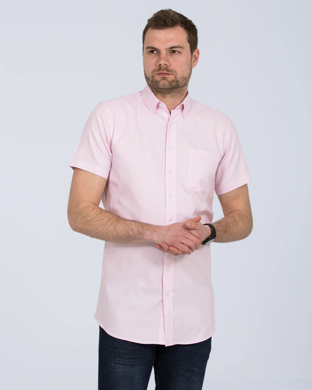 2t Short Sleeve Slim Fit Tall Shirt (pink) - Image 4