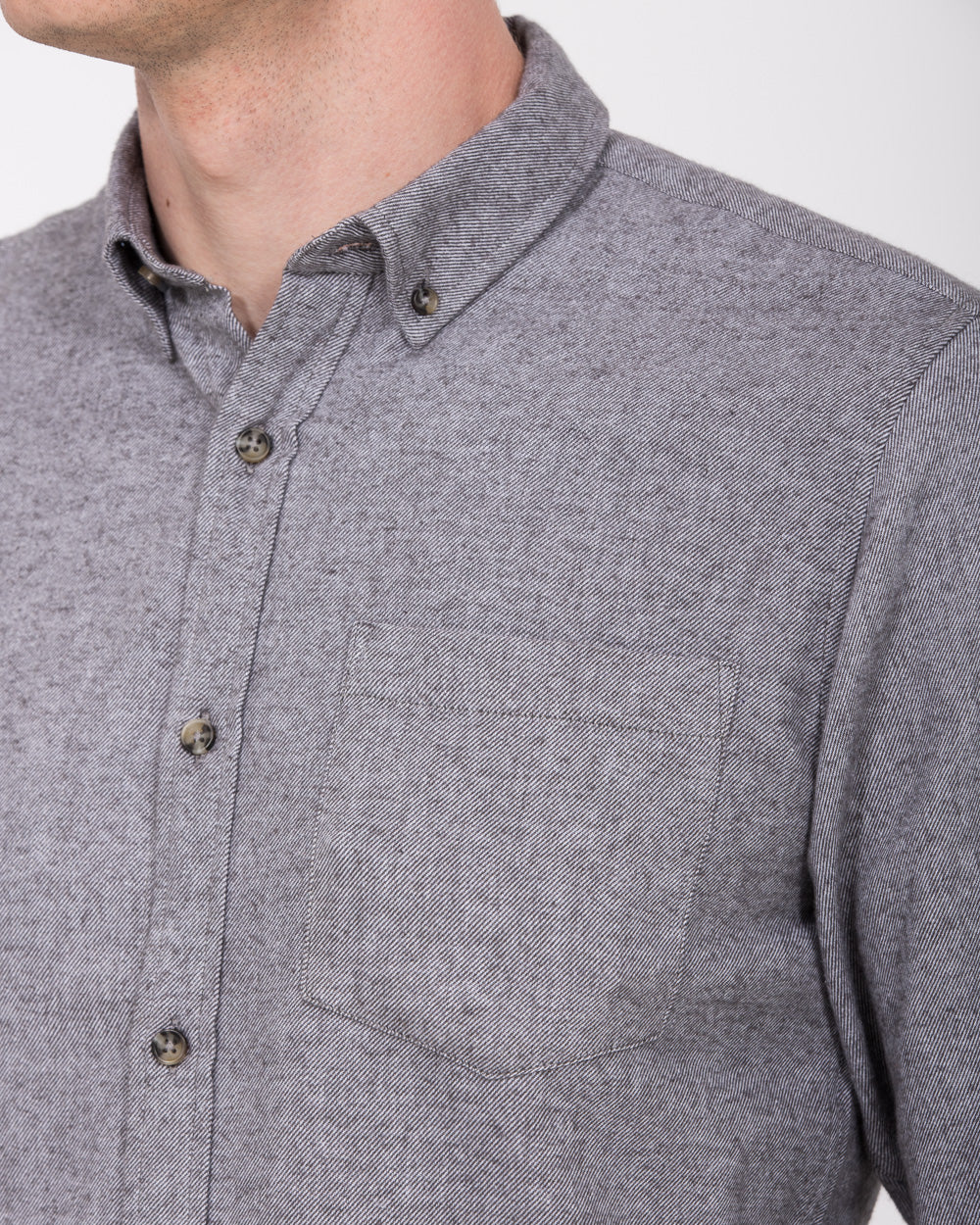 2t Slim Fit Extra Tall Flannel Shirt (silver) - Image 3