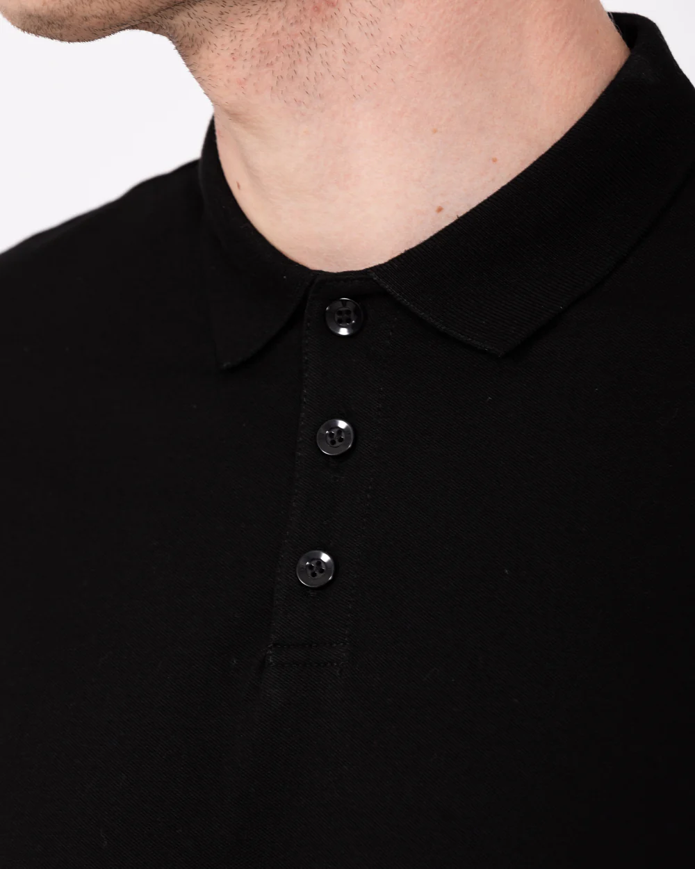 2t Jack Slim Fit Tall Polo Shirt (black) - Image 3