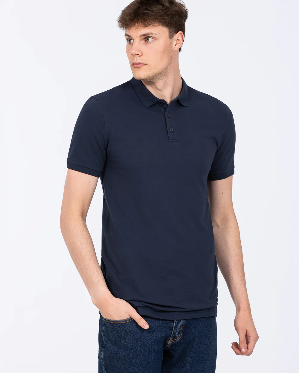 2t Jack Slim Fit Tall Polo Shirt (navy) - Image 5