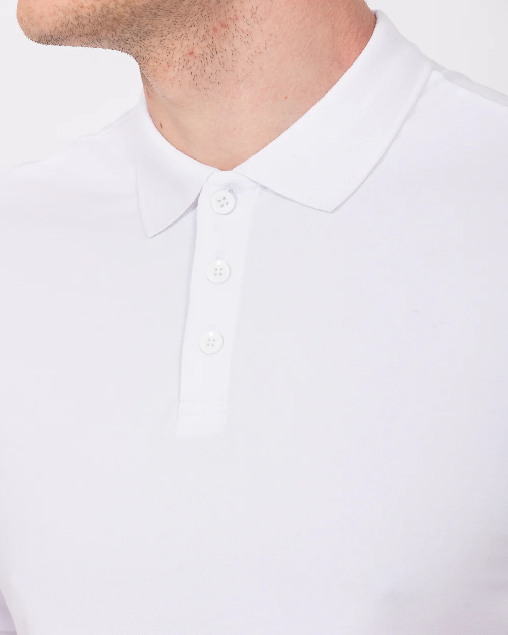 2t Jack Slim Fit Tall Polo Shirt (white) - Image 3